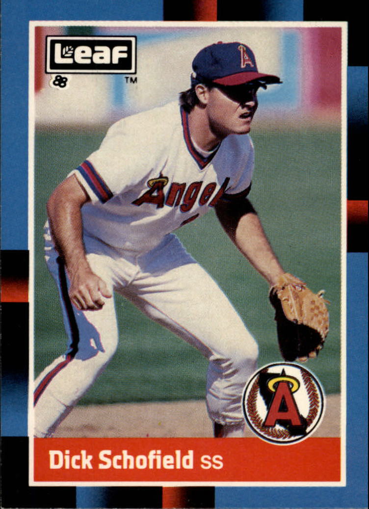 1988 Leaf/Donruss Baseball Cards       178     Dick Schofield